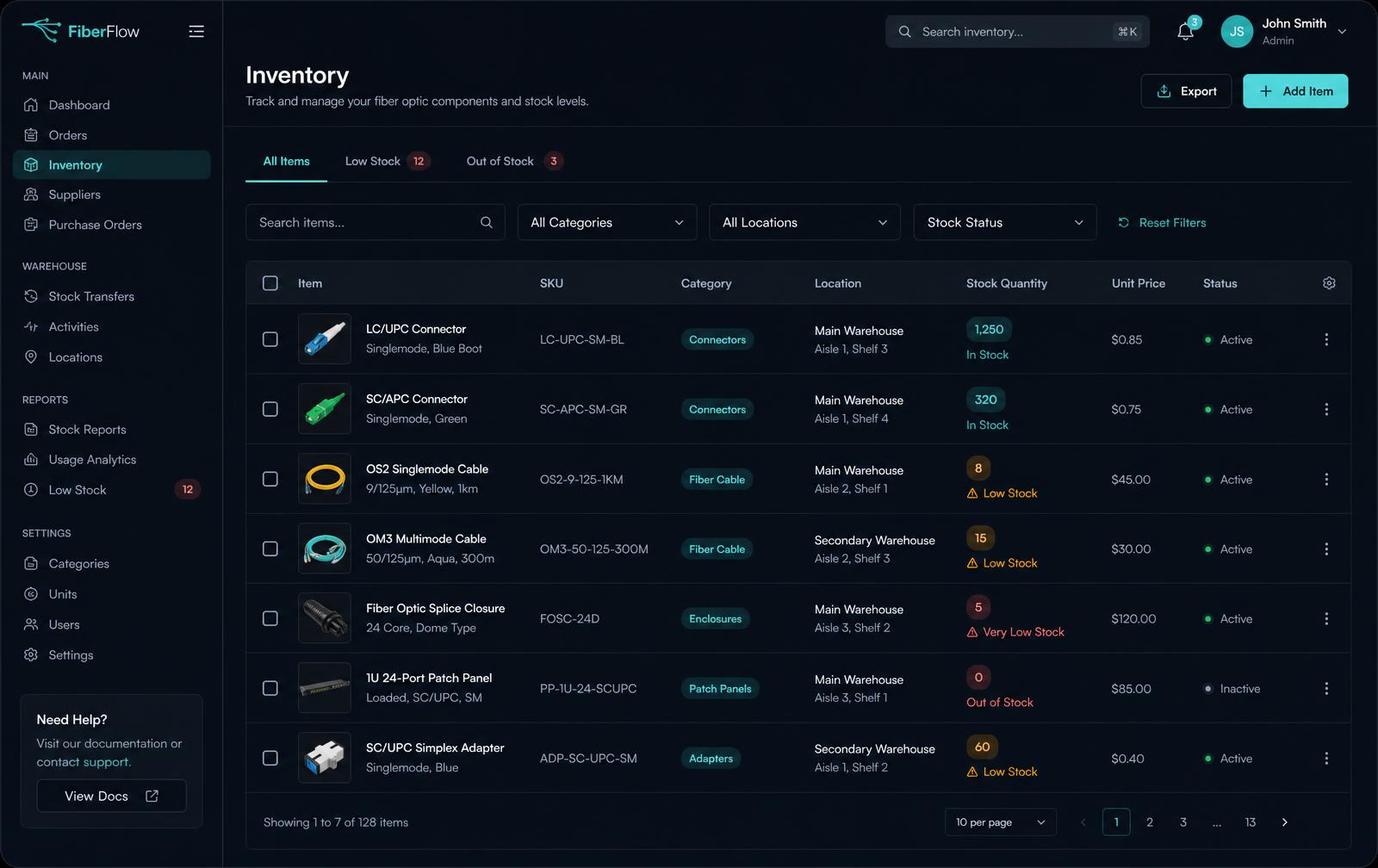Inventario — DESIGN DP